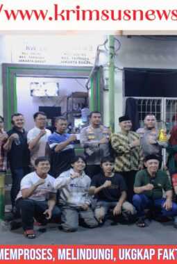 Kapolres Metro Jakarta Barat Kunjungi Pos Satkamling Tambora, Perkuat Sinergitas Jaga Keamanan