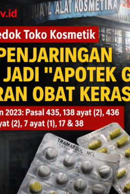Diduga Berkedok Toko Kosmetik, Kios di Penjaringan Disulap Jadi “Apotek Gelap” Peredaran Obat Keras