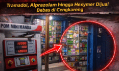 Gawat.!!! Toko Berkedok Kosmetik di Cengkareng Diduga Edarkan Obat Keras Golongan G Tanpa Resep
