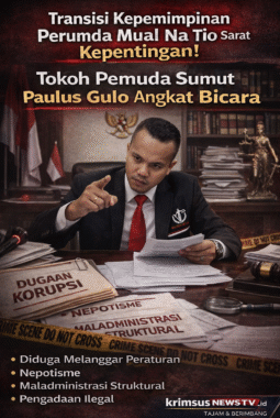 Transisi Kepemimpinan Perumda Mual Na Tio Sarat Kepentingan, Tokoh Pemuda Sumut Paulus Gulo Angkat Bicara