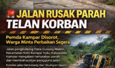 Jalan Rusak Parah di Desa Gunung Malelo Telan Korban, Kinerja Pemda Jadi Sorotan Publik
