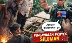 PROYEK JEMBATAN GANTUNG TANPA IDENTITAS, K3 DIABAIKAN, DIKAWAL OKNUM TNI — BAU AMIS PROYEK SILUMAN SEMAKIN MENYENGAT