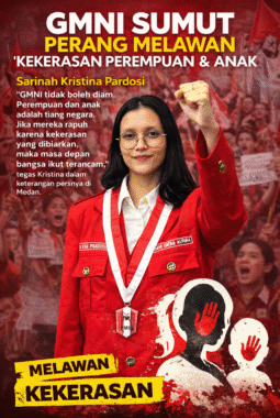 Pasca Dilantik, Sarinah Kristina Pardosi Pimpin GMNI Sumut Tabuh Genderang Perang Melawan Kekerasan Perempuan dan Anak