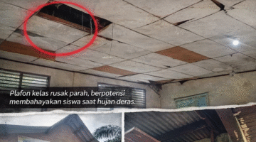 SDN 011 Bandur Picak Kembali Tersorot : Kelas Tergenang Saat Hujan Deras, Siswa Mengeluh Sakit dan Belajar Terganggu