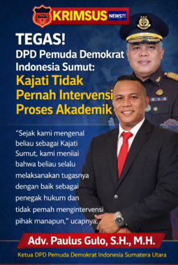 TEGAS!!! DPD Pemuda Demokrat Indonesia Sumut : Kajati Tidak Pernah Intervensi Proses Akademik