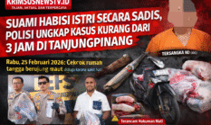 Diduga Suami Habisi Istri Secara Sadis, Polisi Ungkap Kasus Kurang dari 3 Jam di Tanjungpinang