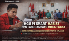 HGU PT SMART Diduga Berakhir, Front Mahasiswa dan Masyarakat KTPHS Desak BPN Labuhanbatu Buka Data