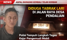 Aspal Ramadan Kembali Telan Korban, Diduga Tabrak Lari di Jalan Raya Desa Pendalian