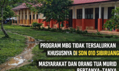Program Makanan Bergizi Gratis di SDN 010 Sibiruang Disorot, Kepsek Mengaku Belum Terima Penyaluran