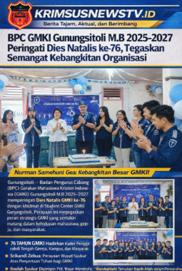 BPC GMKI Gunungsitoli M.B 2025–2027 Peringati Dies Natalis ke-76, Tegaskan Semangat Kebangkitan Organisasi