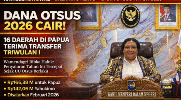 Wamendagri Ribka Haluk: Dana Otsus 2026 Triwulan I Sudah Tersalurkan ke 16 Daerah di Papua