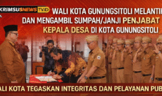 Wali Kota Gunungsitoli Lantik 16 Penjabat Kepala Desa, Tegaskan Integritas dan Pelayanan Publik