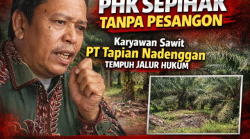 Diduga PHK Sepihak Tanpa Pesangon, Karyawan Perkebunan Sawit PT Tapian Nadenggan Tempuh Jalur Hukum