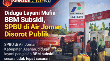 Diduga Layani Mafia BBM Subsidi, SPBU di Air Joman Disorot Publik