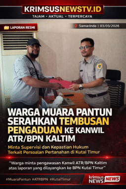 Warga Desa Muara Pantun Datangi Kanwil ATR/BPN Kaltim, Serahkan Tembusan Pengaduan Terkait BPN Kutai Timur