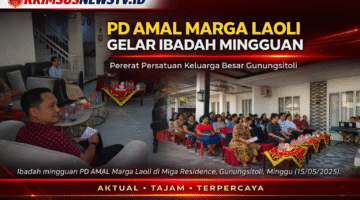 PD AMAL Marga Laoli Gelar Ibadah Mingguan, Perkuat Persatuan Keluarga Besar Laoli